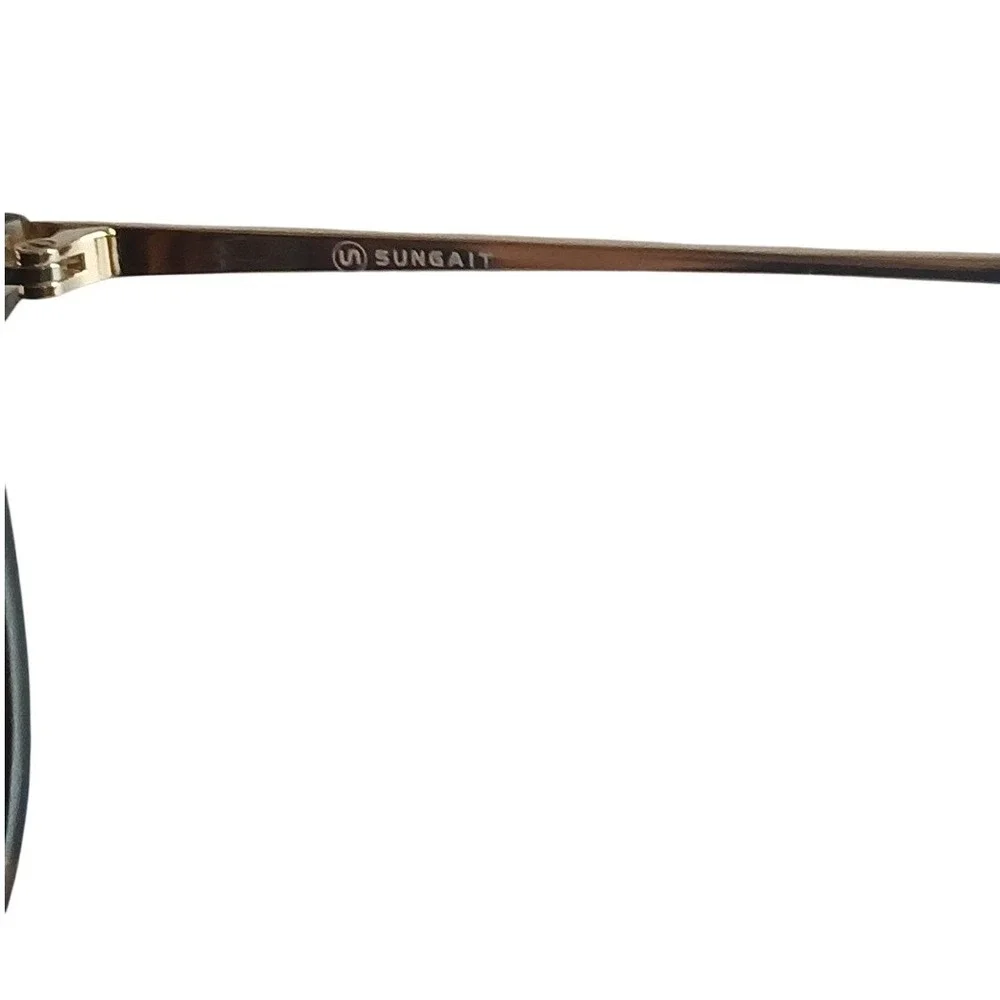 SUNGAIT Sunglasses Womens Tortoise Brown Gradient Round Retro 1567 C2 Gold